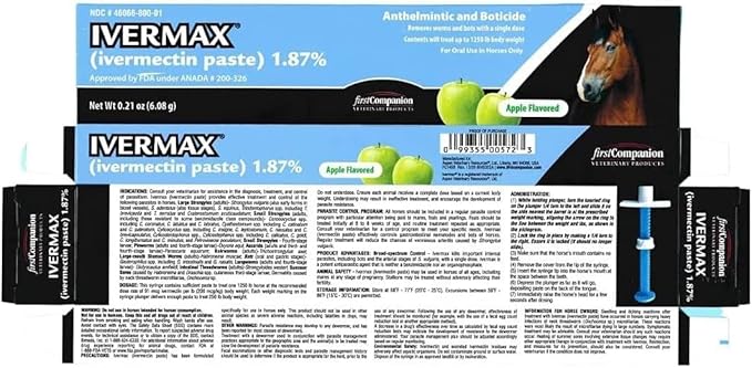 Ivermax (Ivermectin) Equine Paste