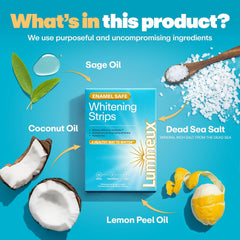 Lumineux Enamel-Safe Teeth Whitening Strips — 21 Treatments | Whiter Teeth Without Sensitivity